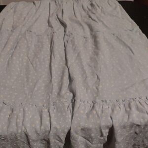 Light Blue Floral Women's Skirt